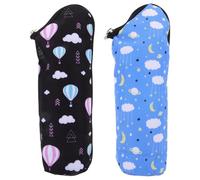 DECOMELODY Paquet Isotherme pour Biberon en Polyester 2pcs, Étanche et Garde Chaud 3 à 4 Heures, pour Poussette et Repas en Plein Air