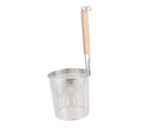 DECOMELODY Passoire à Nouilles Inox avec Manche Panier Filtrant Multi Usage pour Cuisine et Restaurant Égouttoir Rapide