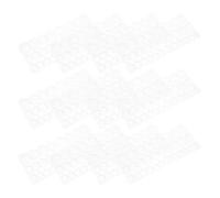 DECOMELODY Pastilles Adhésives Double Face pour Ongles - 60 Pièces Autocollants pour Faux Ongles Colle Gel Effet Gelée 3D - Maintien Ultra-Résistant pour Manucure Maison Fête et Usage