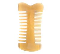 DECOMELODY Peigne Double Face En Corne Naturelle Dents Larges Et Fines Peigne De Massage Antistatique Pour Cuir Chevelu, Cheveux Secs Et Mouillés Usage Maison, Voyage, Bureau Démêlage Femme Homme