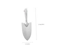 DECOMELODY Pelle de Jardin Portable Acier Inoxydable avec Graduation Mini Truelle Multifonction pour Camping Jardinage et Activités Extérieures Résistante Rouille Poignée sans Joint