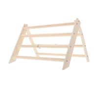 DECOMELODY Perchoir en Bois Naturel pour Poulailler - Support Stable et Démontable pour Poussins et Poules - Accessoire D’Enrichissement pour Habitat de Volaille - 1 Pièce Compacte et Facile