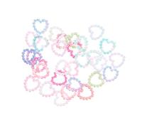 DECOMELODY Perles Dégradées Nail Art 1 Sachet Petits Coeurs Décoration De Manucure Brillante Diy Nail Art Accessoires Pour Faux Ongles