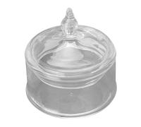 DECOMELODY Petit Bocal en Verre Transparent à L’Échelle 1/12 avec Couvercle Mini Bonbonnière Décorative pour Maison Miniature Accessoires de Décoration Intérieure et Rangement Créatif 1