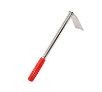 DECOMELODY Petite Binette de Jardin Acier Inoxydable avec Manche Rouge Antidérapant Outil Robuste pour Désherbage Creusage et Transplantation Accessoire Pratique pour Couleur Aléatoire