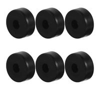 DECOMELODY Pieds de Support d'enceinte 6PCS Amortisseur en Caoutchouc pour caissons de Basses et Rack Cases Réduction du Bruit Accessoires Audio pour Home cinéma