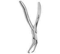 DECOMELODY Pince Fine à Pointe Angulaire Métal pour Extensions de Cheveux Outil Compact pour Enlever et Poser Adapté Usage Salon et Maison