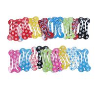 DECOMELODY Pinces à Cheveux Pour Animaux Lot 20 Pièces Petite Taille D'os, Solide Et Adaptées Pour Chiens, Accessoires Tendances Pour Queue De Cheval, Usage Quotidien Et Événements