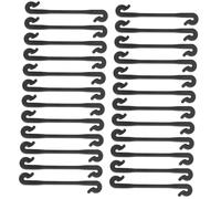 DECOMELODY Pinces De Fixation pour Plantes Grimpantes 100 Pcs Supports Jardin en Plastique pour Vignes Et Pommiers Clips De Treillis Multifonctions pour Extérieur Et Serrage