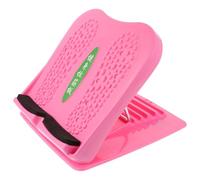 DECOMELODY Planche D’Étirement Pliable pour Pieds et Mollets en ABS Réglable sur 5 Niveaux Appareil de Massage Musculaire pour Circulation et Exercice à Domicile Couleur Rose Support