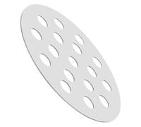DECOMELODY Plaque de pour Barbecue Rond Résistante à Haute Température Ventilation Améliorée Accessoire Camping Polyvalent pour Cuisson Extérieure