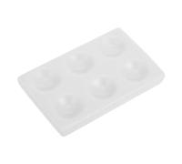 DECOMELODY Plaque Test Chimique Porcelaine Planche Expérimentation Stable pour Analyse Qualitative Stockage de Réactifs et Observation des Réactions