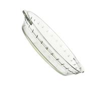 DECOMELODY Plat Verre Transparent pour Cuisson Au Four et Micro Ondes Résistant Chaleur Surface Antiadhésive pour Cuisson Vapeur et Service Alimentaire Facile à Nettoyer et Maniable