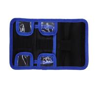 DECOMELODY Pochette Organisateur Outils Petite Toile Oxford pour Rangement Bits de Tournevis et Petits Outils Fermeture Sécurisée et Structure Pratique