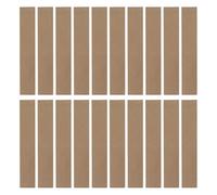 DECOMELODY Pochettes Jetables en Papier Kraft Épaissi pour Baguettes Sachets Étanches pour Couverts 200 Pièces Emballage Hygiénique pour Restauration et Plats à Emporter