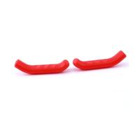 DECOMELODY Poignée Frein VTT Silicone Antichoc Protège Guidon Ergonomique Rouge Accessoires Confort pour Longue Randonnée de Grips Robustes