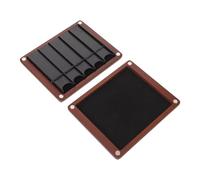 DECOMELODY Porte-Anche en Bois pour Saxophone Alto et Clarinette Étanche Antichoc Double Face et Rangement pour 10 Anches pour Musiciens