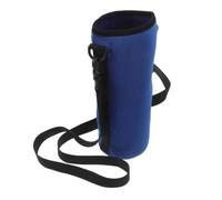 DECOMELODY Porte-Bouteille Isotherme Bandoulière Réglable, Étui Isolant Bleu Roi 7x20 Cm pour Bouteilles INOX, Verre et Plastique, Paquet de Transport Portable pour Randonnée, Vélo et Voyage