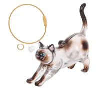 DECOMELODY Porte-Clés Chat Japonais Support De Rangement pour Poils d'animaux Conteneur pour Poils d'animaux Porte-Clés Rechargeable pour d'animaux Porte-Clés Chat