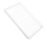 DECOMELODY Porte pour Entrée pour Cage Acier Oiseaux Inoxydable à en Métallique Barre de Collision Sécurisée, Design Pratique Blanche de