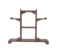 DECOMELODY Présentoir Curio Bois de Poulet Ailé Style Chinois Étagère Décorative Stable pour Cabinet de Curiosités et Ornements Maison