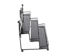 DECOMELODY Présentoir Mural pour Vernis à Ongles Organisateur Cosmétique Multifonction Rangement Compact et pour Manucure et Maquillage Style Vintage Noir