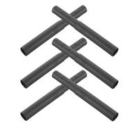 DECOMELODY Rallonge de Manche de Golf en Fibre de Carbone 0,55 Pouce Lot de 6 Pièces, Extension Compatible Putter, Fers et Bois, Accessoire Ajustable pour Clubs de Golf, Kit