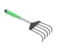 DECOMELODY Râteau de Plage Dents Acier Inoxydable avec Griffes Pointues Léger et Antidérapant Outil Polyvalent pour Creuser Coquillages Palourdes et Sable Littoral Couleur Couleur Aléatoire