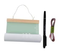 DECOMELODY Règle de Hauteur Murale Garçon Fille Toile Verte Avocat Décoration pour Chambre et Jardin Denfants Toise et Amovible pour Mesurer la