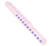 DECOMELODY Règle Numérique pour Garçon et Filles 1er Âge 20 Cm Rose, Outil D’apprentissage des Mathématiques, Calculs D’addition Soustraction, Règle Graduée Éducative pour École Maternelle