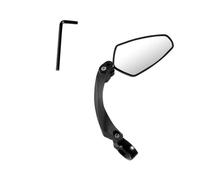 DECOMELODY Rétroviseur Vélo Rotatif Antichoc pour Guidon Droit Miroir Vtt Solide et Léger Accessoire Sécurité Extérieur