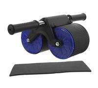 DECOMELODY Roue Abdominale Automatique avec Coussin Appareil de Musculation Du Ventre pour Entraînement Musculaire Complet et Renforcement Du Tronc Équipement Fitness à Bleu