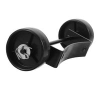 DECOMELODY Roue de Remplacement pour Chauffage Gaz Extérieur Petite Roue Mobile Facile à Installer pour Chauffage de Terrasse et Parasol Gaz