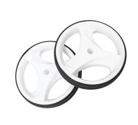 DECOMELODY Roues Auxiliaires Garçon Fille Blanches Réglables avec Éclairage Clignotant Accessoires Stables et Durables pour Apprentissage Garçon Fille