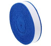 DECOMELODY Ruban Adhésif Anti-Transpiration pour Poignées de Raquette de Tennis Bandeau Surgrip Antidérapant en Polyester Bleu Grosse Longueur Absorbante pour Sports de Raquette et Plein