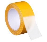 DECOMELODY Ruban Adhésif Double Face pour Tapis 5 CM X 10 M Adhérence Forte Ruban D’Emballage Ménager Multifonction Transparent pour Décoration Intérieure Mariage et Pose sur Parquet