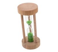 DECOMELODY Sablier en Minuterie Horloge Minuterie Sensorielle Forme Simple Minuteur Décor Petit Enfants Cylindre Antique Sable Sablier De Plage Vie Bureau Vert