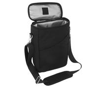 DECOMELODY Sacoche pour Bouteilles de vin avec bandoulière réglable Pochette étanche et Isolante pour Transport de vin réutilisable pour Voyages et Cadeaux