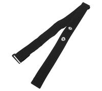 DECOMELODY Sangle de Poitrine Cardio Réglable Noire Ceinture de Remplacement Silicone pour Suivi Précis du Rythme Cardiaque Compatible Sport Running et Entraînement Fitness Hommes Femmes