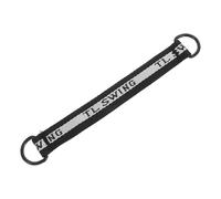 DECOMELODY Sangles De Connexion Robustes pour Balançoire D'extérieur Et Intérieur - Sangle De Fixation en Nylon Et Fer 24 Cm - Accessoire Suspendre pour Arbre, Hamac, Balançoires à Pneu Et Disque