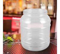 DECOMELODY Seau en Plastique 3 L pour Machine à Glaçons Flocons Réservoir d'Eau Refroidi par Eau Froide Seau à Glace Pilée Polyvalent pour Bar Cuisine Professionnelle