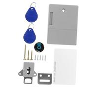 DECOMELODY Serrure Armoire Électronique Rfid Serrure Invisible Abs pour Meuble Sécurité Verrouillage DIY sans Batterie Compatible Portes Simples et Doubles Clé