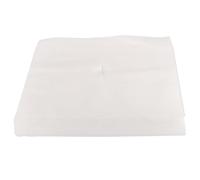 DECOMELODY Serviette Jetable à Trou pour Visage 100 Pièces Blanche en Non-tissé Doux, Housse de Protection pour Table de Massage Professionnelle, Adaptée aux Instituts de Beauté et Spas