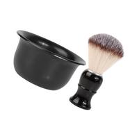 DECOMELODY Set Rasage Hommes avec Bol à Raser et Brosse Kit Soin Barbe Complet pour Mousse Raser Entretien et Nettoyage Accessoires Indispensables pour Grooming Masculin