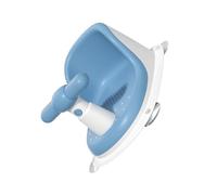 DECOMELODY Siège de Bain pour Bébé en Pp Bleu, Robuste Grosse Capacité de Charge, Design Moderne et Adorable, pour -né Pendant le Bain