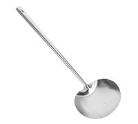 DECOMELODY Spatule de Cuisine Acier Inoxydable avec Manche Long Ustensile Brûlure pour Wok Louche Inox Pratique et Outil Cuisine pour Usage Domestique