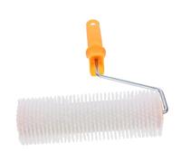 DECOMELODY Spiked pour Chape Auto Nivelante avec Manche Confortable Débulleur pour Peinture Sol Époxy et Enduit Lissage Outil Manuel et Pratique Couleur Aléatoire
