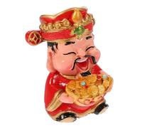 DECOMELODY Statue Richesse Feng Shui Décoration et Fortune pour Salon Bureau Nouvelle Année Ornement Chinois Traditionnel