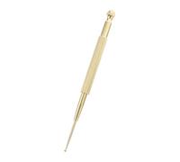 DECOMELODY Stylo Acupuncture Double Tête Laiton Retractable Outil de Massage Précis pour Points Acupression et Relaxation Musculaire Fatigue Corps