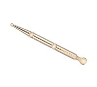 DECOMELODY Stylo D'acupression Manuel en Laiton Double Tête Bâtonnet de Soin Points D'acupuncture Visage Yeux Pieds Massage Détente Bien-être